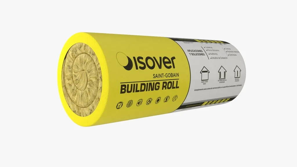 [701A006] FIBRA ACUSTICA ISOVER 3 1/2'' GRUESO X 48'' ANCHO X 600'' LARGO #24563 (208) CUBRE: 19 MT2