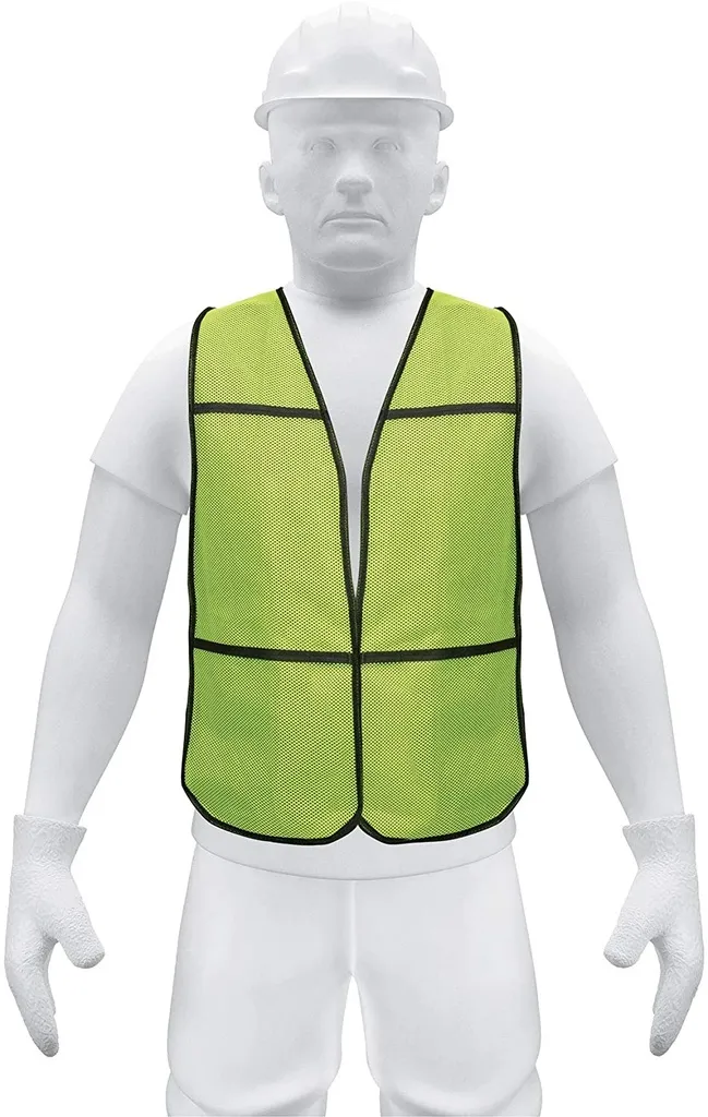 CHALECO SEGURIDAD VERDE SIN FRANJAS REFLEXIVAS PRETUL (CHS-100V)