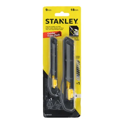 JUEGO DE CUCHILLAS 2 EN 1 (9MM-18MM) STANLEY STHT81433-840