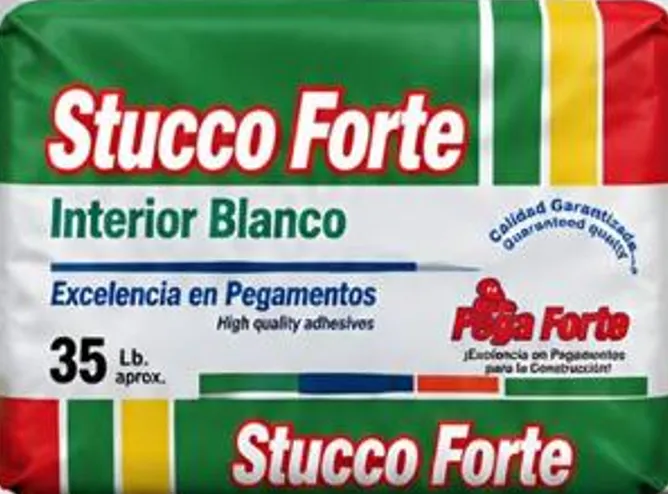 STUCCO FORTE BLANCO INTERIOR FUNDA 35LBS