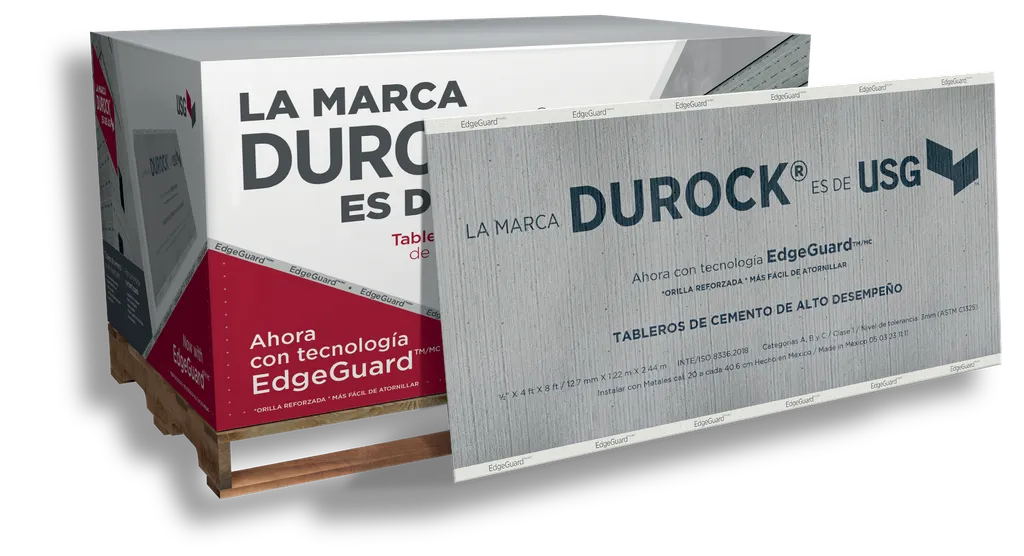 [711PA001] PLANCHA CEMENTO 4' x 8' x 1/2'' USG DUROCK®