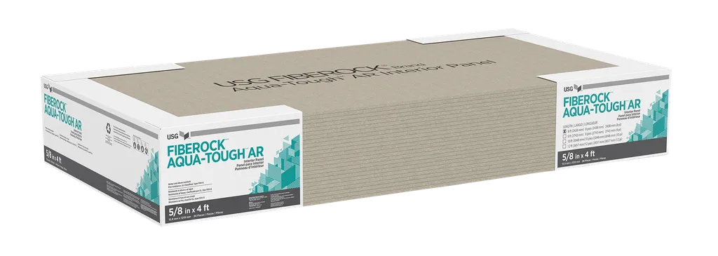 [711PA033] PLANCHA USG FIBEROCK® AQUA-TOUGH™AR 4' x 8' x  1/2''