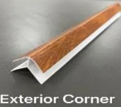 ANGULAR PVC ESQUINA EXTERIOR COLOR MARRON OSCURO 5.95mt ECOMAT (58001-1)