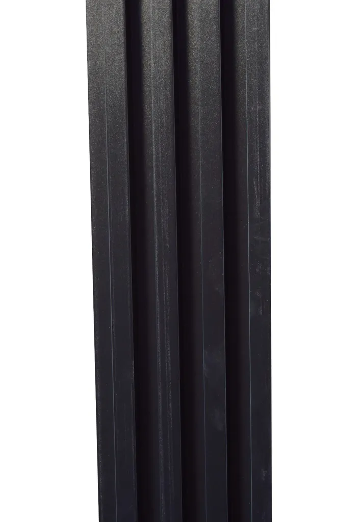 PANEL DE PARED DECORATIVO INTERIOR ECOMAT COLOR NEGRO 17CM x 290CM x 26mm