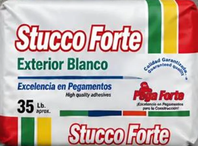 STUCCO FORTE BLANCO EXTERIOR FUNDA 35LBS