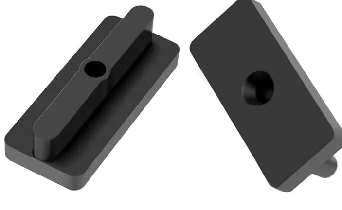 [714T155] CLIP FIJACION NEGRO PLASTICO 9MM ECOMAT